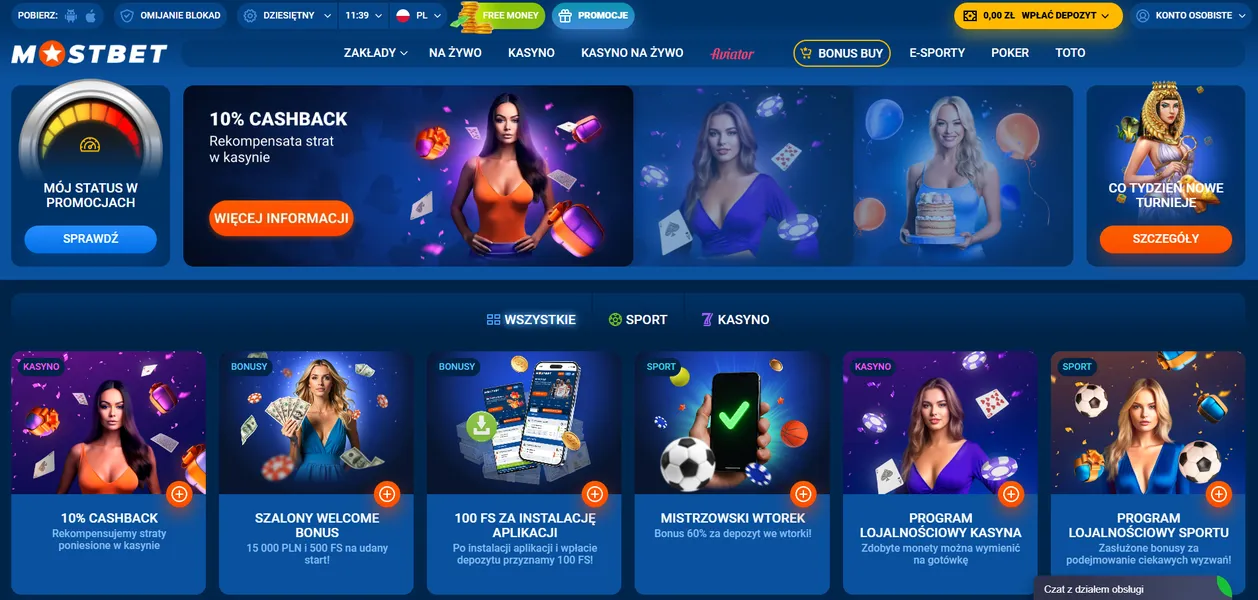 Co czeka po zalogowaniu – bonusy, gry i personalne oferty Mostbet